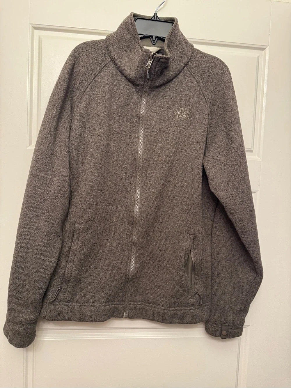 The North Face Kids Brown Full-Zip Fleece Jacket